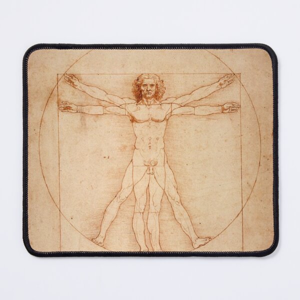 Item preview, The Vitruvian Man by Leonardo da Vinci designed and sold by BritishFashion.