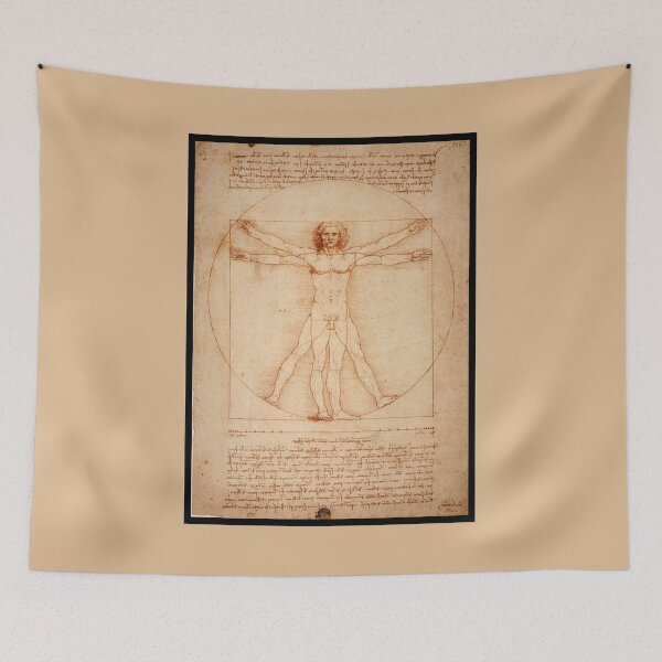 Item preview, The Vitruvian Man by Leonardo da Vinci designed and sold by BritishFashion.