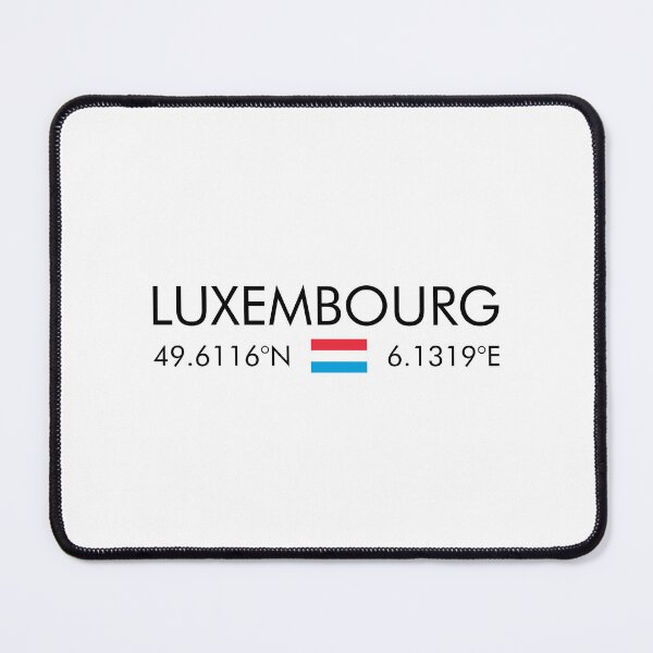 Item preview, Luxembourg - Luxembourg City Coordinates designed and sold by n0madd.