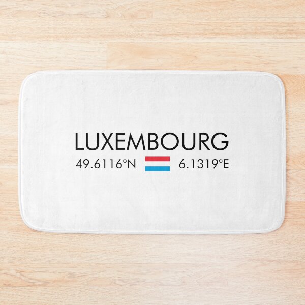 Item preview, Luxembourg - Luxembourg City Coordinates designed and sold by n0madd.