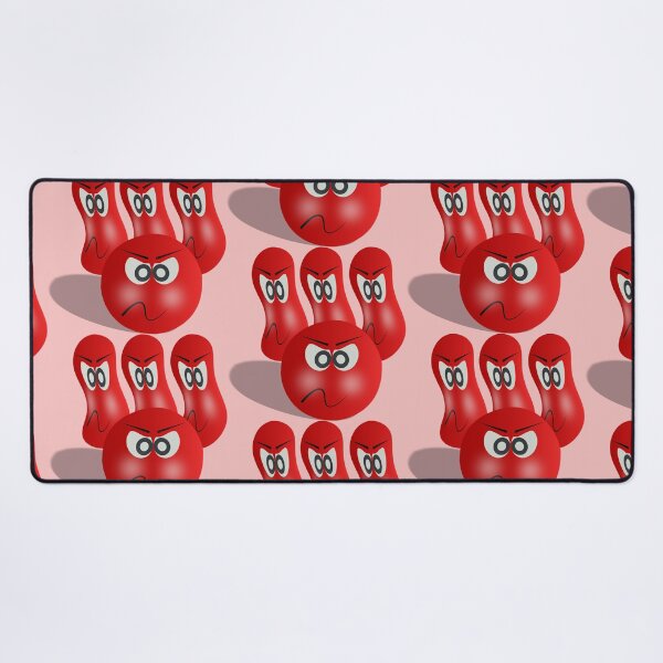 Item preview, Red angry silhouttes designed and sold by areezh.