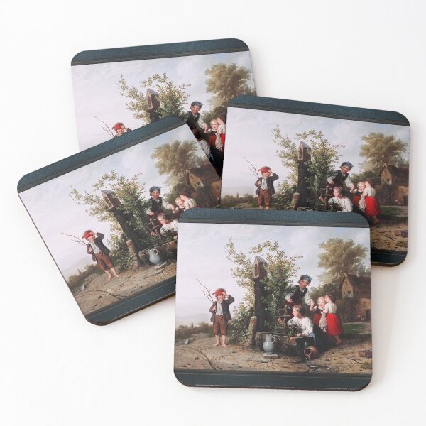 Item preview, Das Blindekuhspiel by Johann Georg Meyer von Bremen Remastered Xzendor7 Classical Art Old Masters Reproductions designed and sold by Xzendor7 Digital Art Creations.