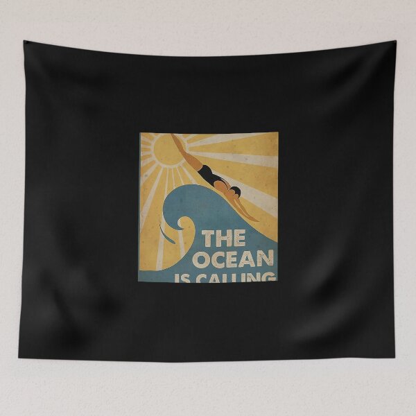 Item preview, Swimming The Ocean Is Calling And I Must Go Sleeveless Top designed and sold by ayeshadanaqws.
