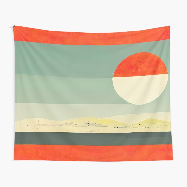 Minimal Sunrise Tapestry