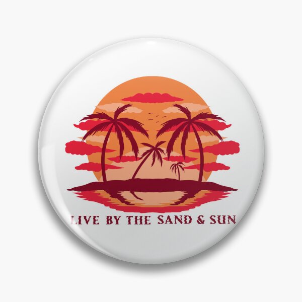 Item preview, Live by the sun and sand Pink designed and sold by Unaiza Khalid.