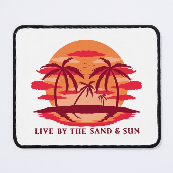 Item preview, Live by the sun and sand Pink designed and sold by Unaiza Khalid.
