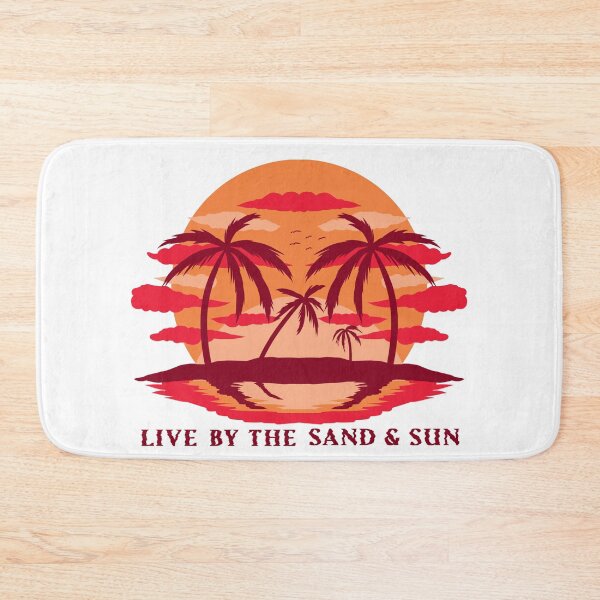 Item preview, Live by the sun and sand Pink designed and sold by Unaiza Khalid.