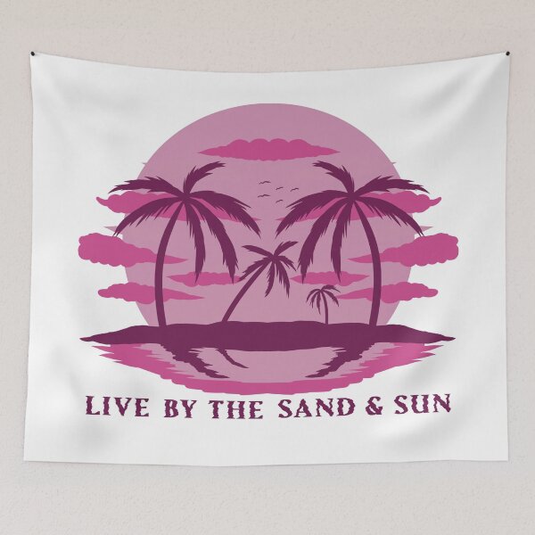 Item preview, Live by the sun and sand Purple designed and sold by Unaiza Khalid.