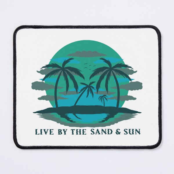 Item preview, Live by the sun and sand Green designed and sold by Unaiza Khalid.