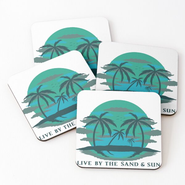 Item preview, Live by the sun and sand Green designed and sold by Unaiza Khalid.