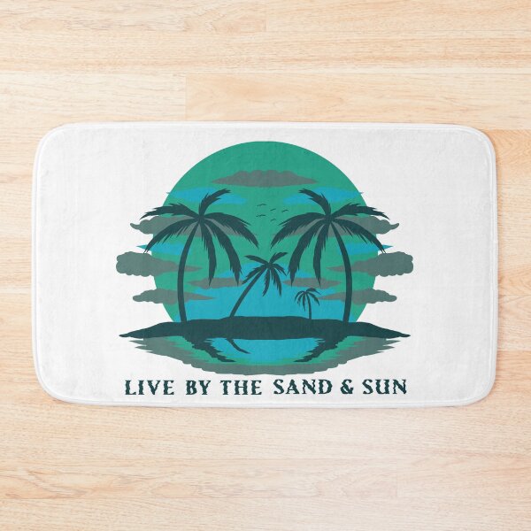 Item preview, Live by the sun and sand Green designed and sold by Unaiza Khalid.