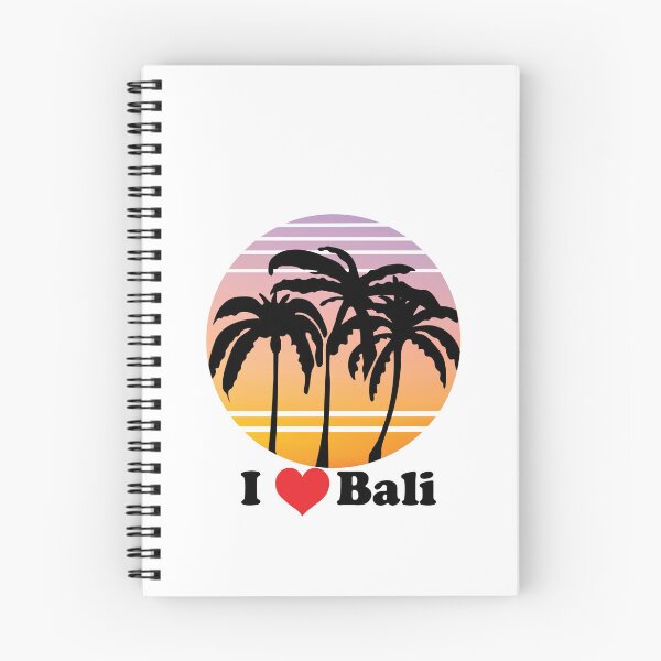 Item preview, I LOVE BALI INDONESIA SUNSET PALM TREES DESIGN designed and sold by DeliveryGeorge.