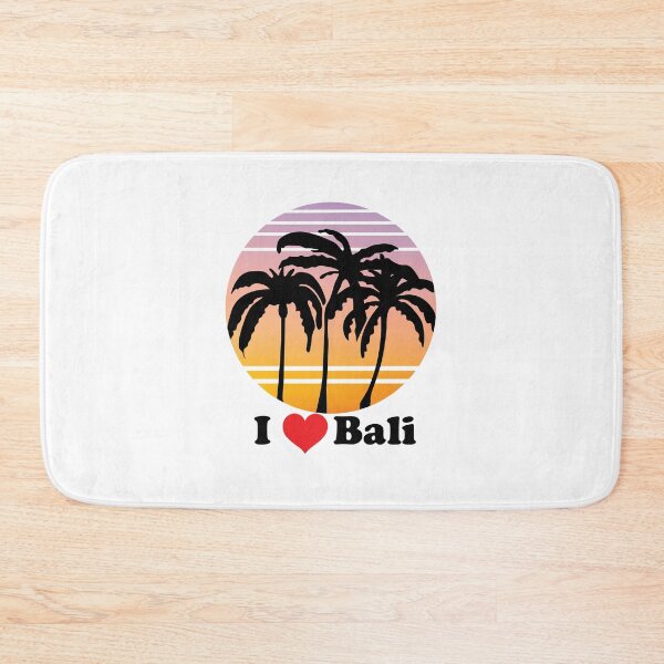 Item preview, I LOVE BALI INDONESIA SUNSET PALM TREES DESIGN designed and sold by DeliveryGeorge.