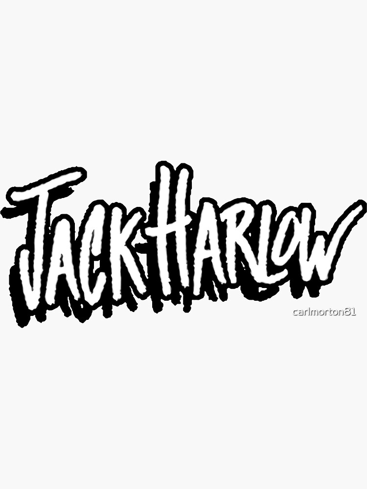 "Jack BW " Sticker for Sale by carlmorton81 Redbubble