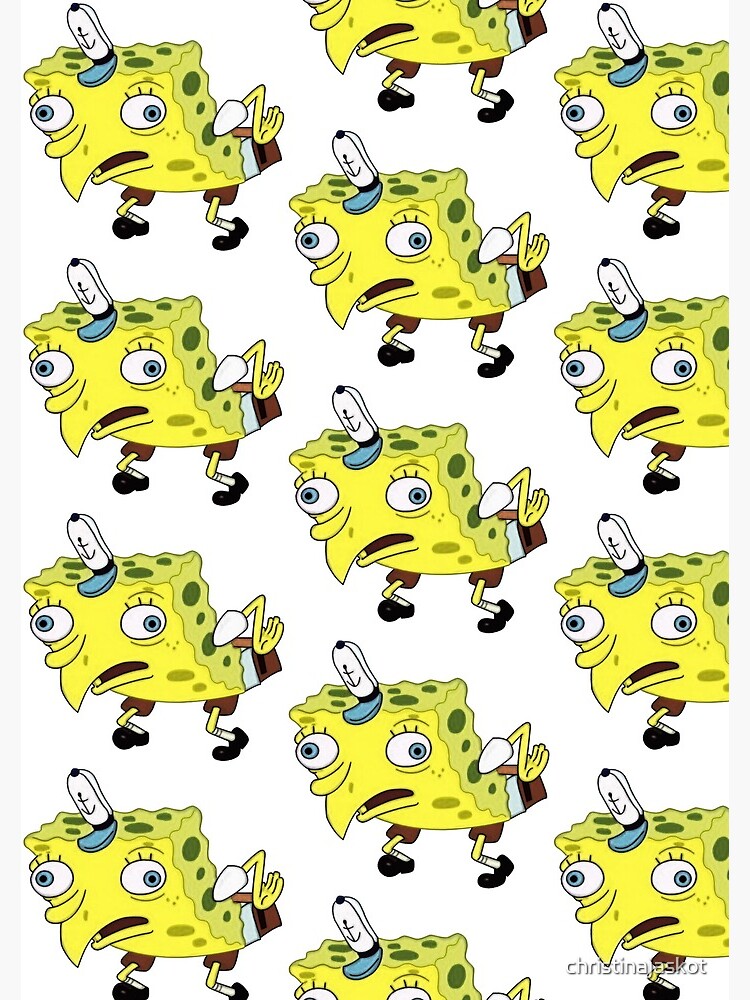 Spongebob Meme Spiral Notebook For Sale By Christinajaskot Redbubble 5234