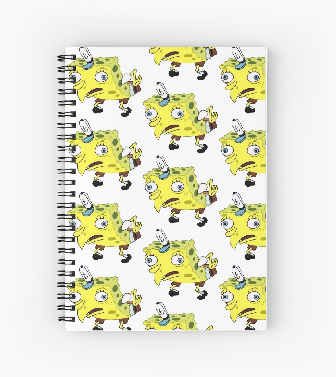 Spongebob Meme Spiral Notebook By Christinajaskot Redbubble 4645