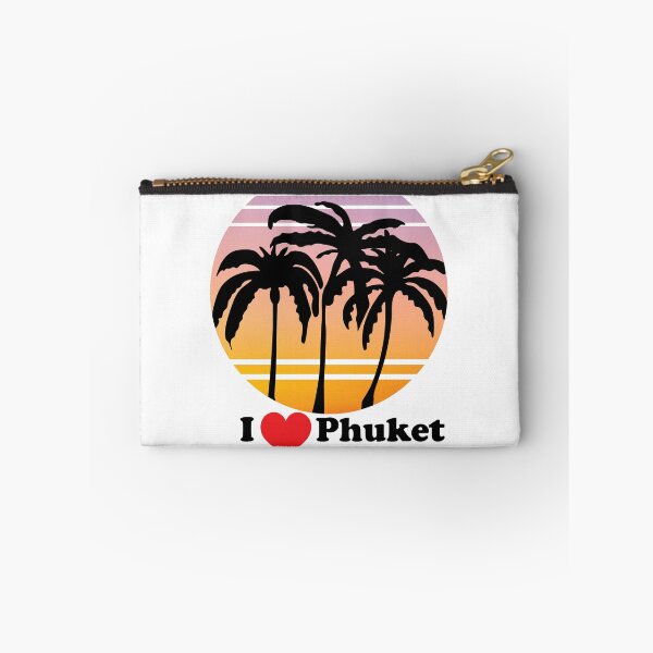 Item preview, I LOVE PHUKET THAILAND SUNSET PALM TREES DESIGN designed and sold by DeliveryGeorge.
