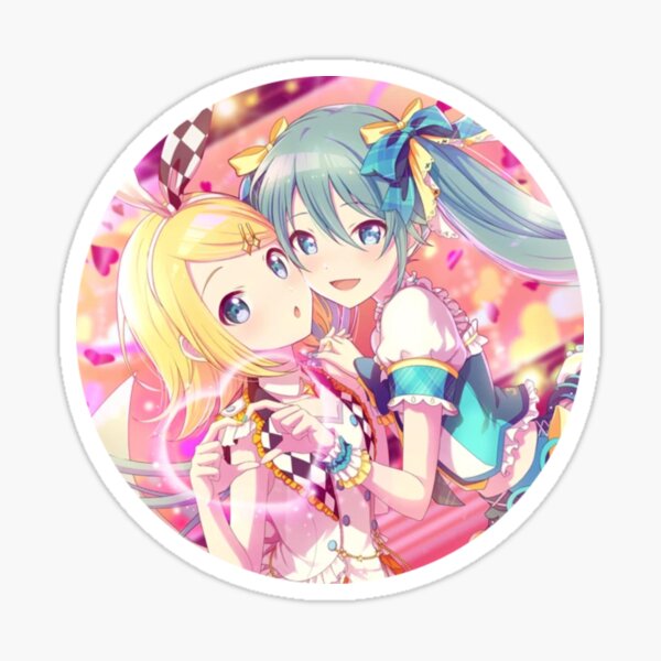 47428977 Rin And Miku Stickers for Sale