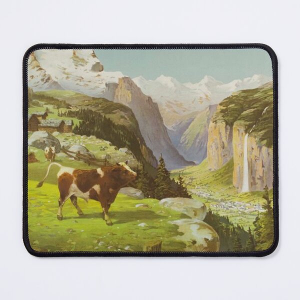 Item preview, Bernese Oberland 1895  Vintage Switzerland Poster Vintage Swiss designed and sold by cutesy.