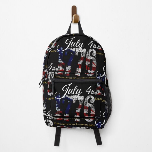 Item preview, USA Patriotic July 4th 1776 Declaration of Independence Retro American Flag Gift designed and sold by r-silver.