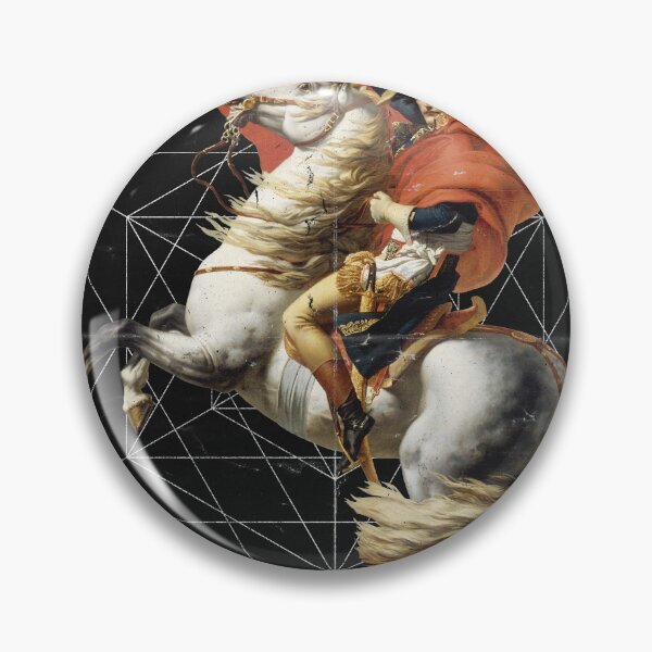 Item preview, Napoleon on Horseback Geometric Art designed and sold by knightsydesign.