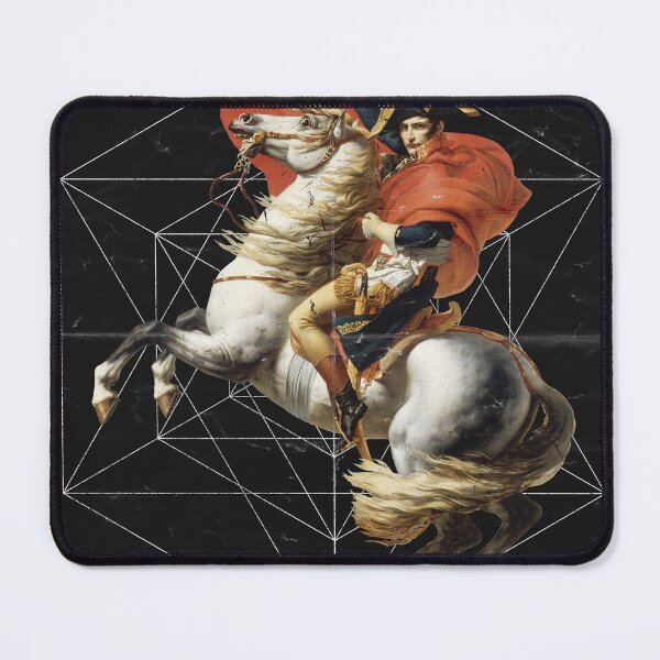 Item preview, Napoleon on Horseback Geometric Art designed and sold by knightsydesign.