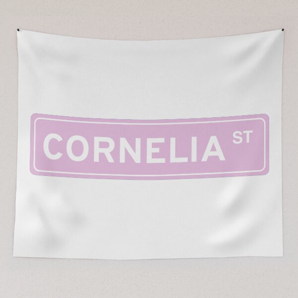 Item preview, Pink Cornelia Street Road Sign designed and sold by Runnerg1rl.
