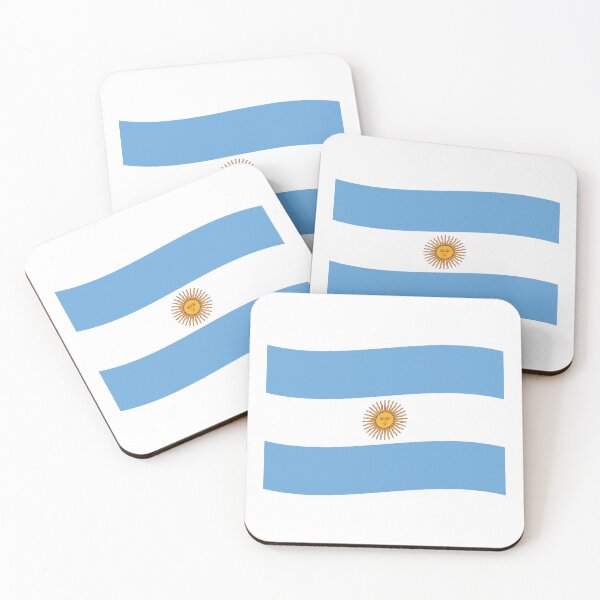 Item preview, Argentina Wave Flag - Bandera Oficial de Ceremonia (On White) designed and sold by STUDIO-72.