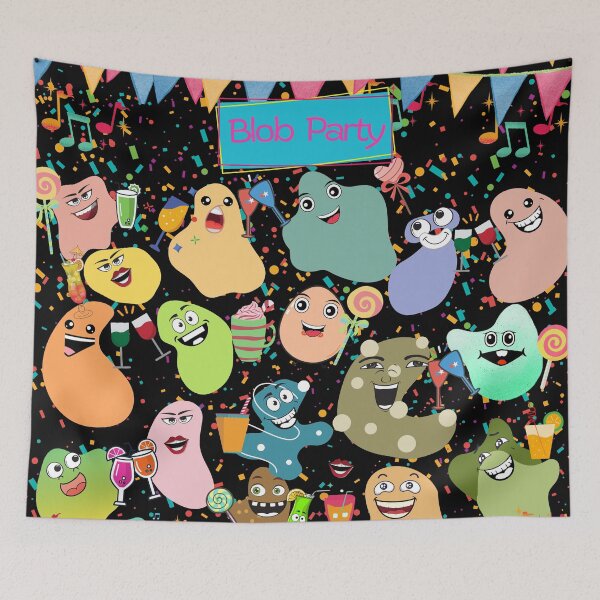 Item preview, blob party designed and sold by artigrow.