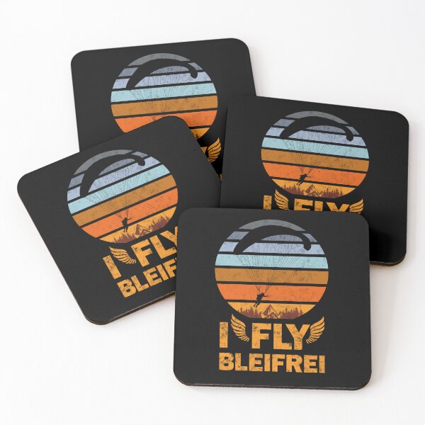 Item preview, Retro Parachute Design "I fly Unleaded" designed and sold by Geck-O Design.