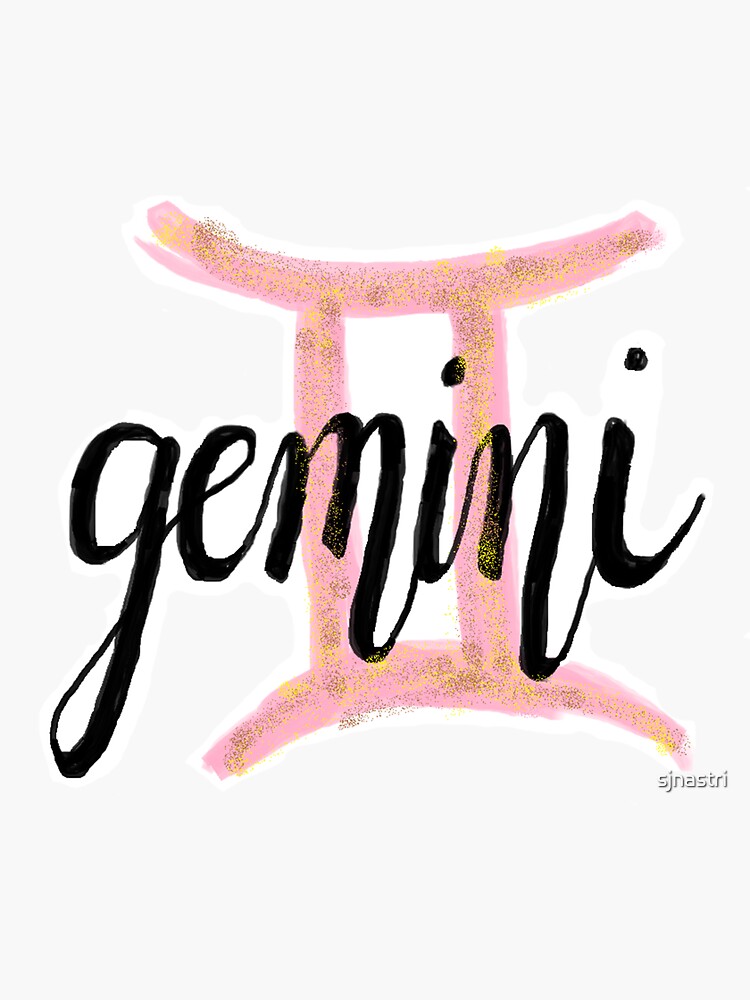 gemini sign letters