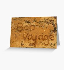 Bon Voyage Greeting Card