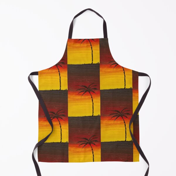 Item preview, Coconut tree and sunset designed and sold by Mirpaintforme.