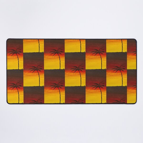 Item preview, Coconut tree and sunset designed and sold by Mirpaintforme.