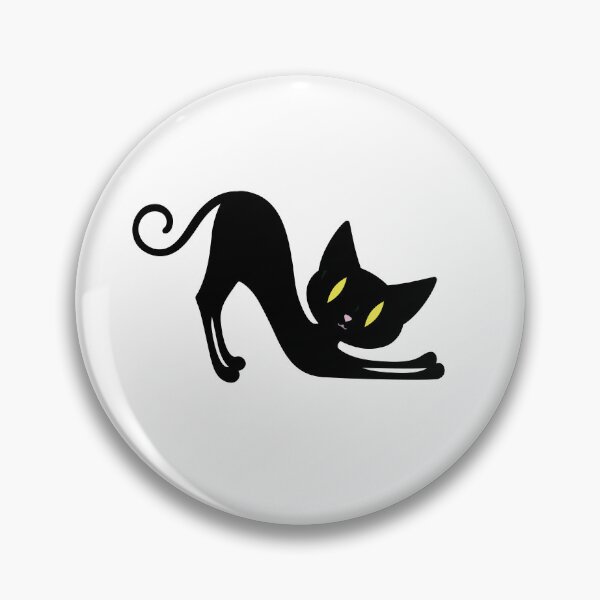 Item preview, black cat designed and sold by Chiraz-Art.