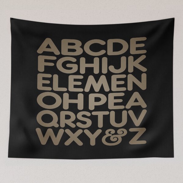 Item preview, ABCDEFGHIJK ELEMEN OH PEA QRSTUVWXY & Z v.1 designed and sold by x1brett.