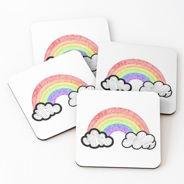 Item preview, Zentangle rainbow designed and sold by JenNicoleBailey.