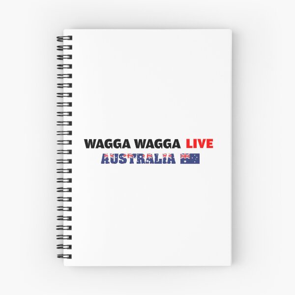 Item preview, Australia WAGGA WAGGA City Live Color negro designed and sold by Flowerone.