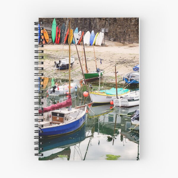 Item preview, Colourful Fishing Boats Mousehole designed and sold by heidipics.