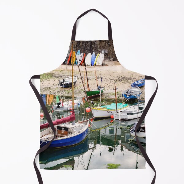 Item preview, Colourful Fishing Boats Mousehole designed and sold by heidipics.
