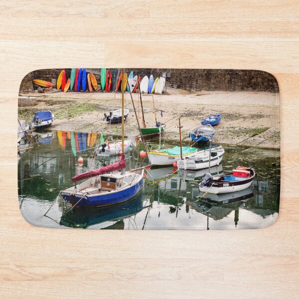Item preview, Colourful Fishing Boats Mousehole designed and sold by heidipics.