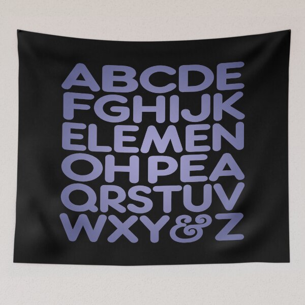 Item preview, ABCDEFGHIJK ELEMEN OH PEA QRSTUVWXY & Z v.3 designed and sold by x1brett.