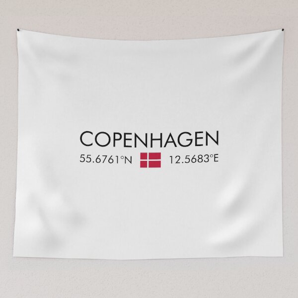 Item preview, Denmark - Copenhagen City Coordinates designed and sold by n0madd.
