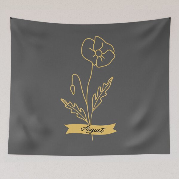 Item preview,  Poppy Flower - Happy Birthday August designed and sold by BronikowskiART.