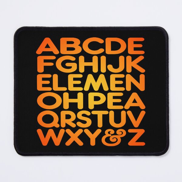 Item preview, ABCDEFGHIJK ELEMEN OH PEA QRSTUVWXY & Z v.5 designed and sold by x1brett.