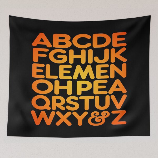 Item preview, ABCDEFGHIJK ELEMEN OH PEA QRSTUVWXY & Z v.5 designed and sold by x1brett.