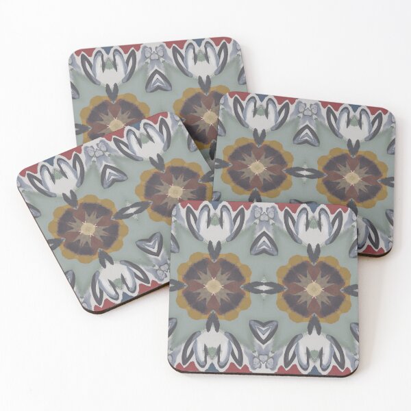 Item preview,  Gardeners' World by Jenny Meehan 5 Hand Painted Look Painterly Patterns  designed and sold by Jenny Meehan Art Prints and Patterns  .