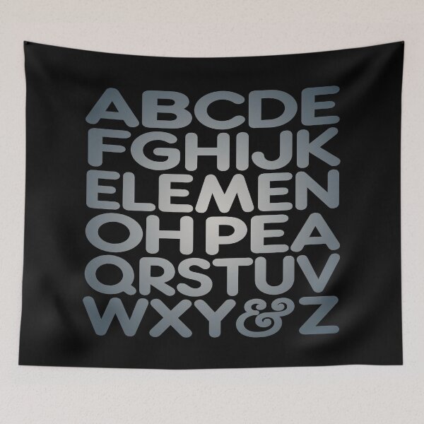 Item preview, ABCDEFGHIJK ELEMEN OH PEA QRSTUVWXY & Z v.6 designed and sold by x1brett.