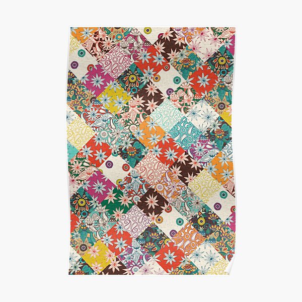 sarilmak patchwork Poster