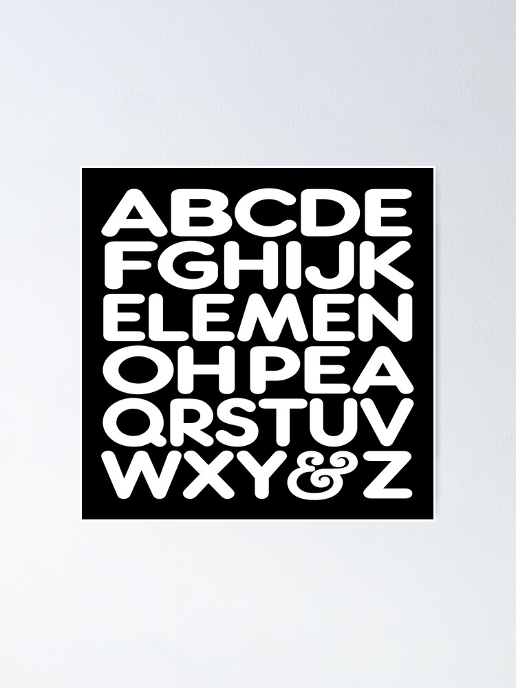 ABCDEFGHIJK ELEMEN OH PEA QRSTUVWXY & Z v.8